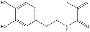 N-(3,4-dihydroxyphenethyl)MethacrylaMide Structural