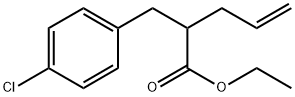 ethyl 2-(4-chlorobenzyl)pent-4-enoate Structural
