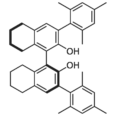 S-5,5',6,6',7,7',8,8'-octahydro-3,3'-bis(2,4,6-triMethylphenyl)-[1,1'-Binaphthalene]-2,2'-diol Structural