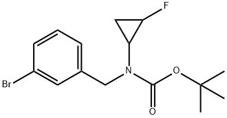 tert-butyl 5-broMo-2-fluorobenzyl(cyclopropyl)carbaMate Structural