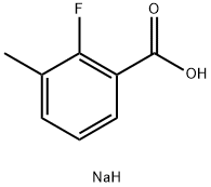 sodiuM 2-fluoro-3-Methylbenzoate Structural