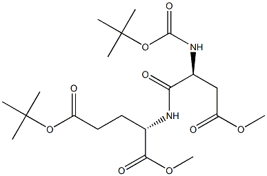 L-N-[tert-Butoxycarbonyl-a-L-aspartyl]-glutaMic Acid tert-butyl Ester DiMethyl Ester Structural