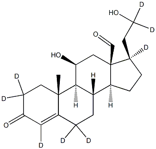 ALDOSTERONE (2,2,4,6,6,17,21,21-D8) Structural