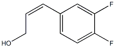 (Z)-3-(3,4-difluorophenyl) prop-2-en-1-ol Structural