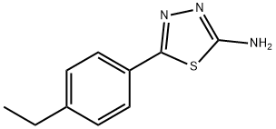 5-(4-ethylphenyl)-1,3,4-thiadiazol-2-amine Structural