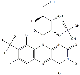 Riboflavin-d6 Structural