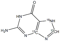 Guanine-13C2,15N Structural