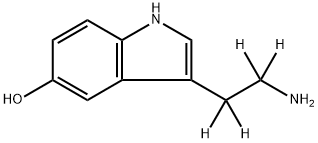 Serotonin-d4 Structural