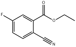 Ethyl2-cyano-5-fluorobenzoate Structural