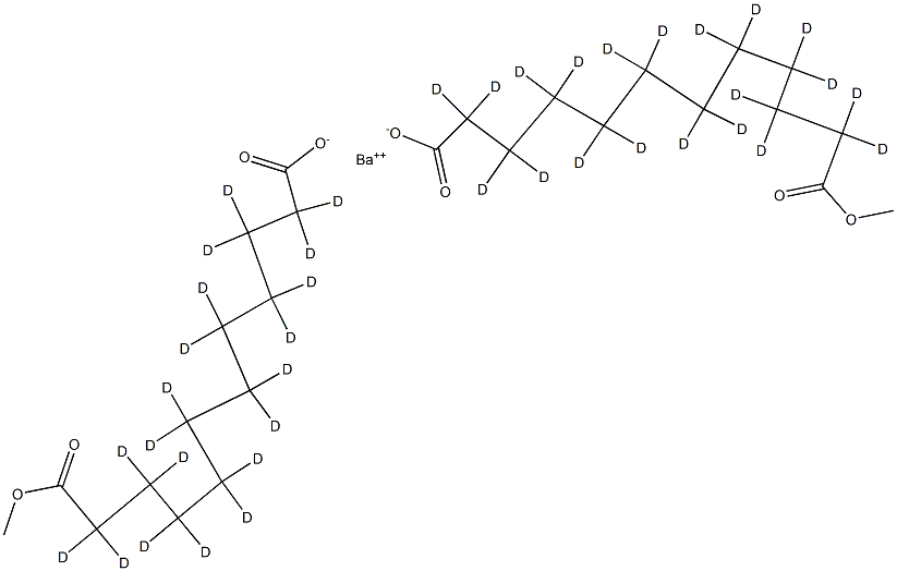 di(Dodecanedioic-d20 Acid 1-Methyl Ester) BariuM Structural
