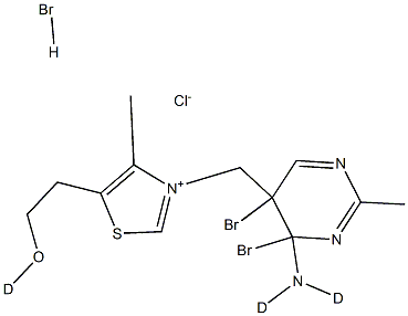 ThiaMine-d3 BroMide HydrobroMide Structural