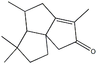 3,5,6,6-tetraMethyl-4,5,5a,6,7,8-hexahydrocyclopenta[c]pentalen-2(1H)-one Structural