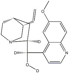 Quinidine-methoxy-D3 Structural