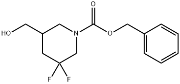 benzyl 3,3-difluoro-5-(hydroxyMethyl)piperidine-1-carboxylate Structural