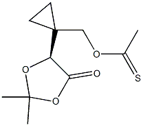 S-((1-(2,2-DiMethyl-5-oxo-1,3-dioxolan-4-yl)cyclopropyl)Methyl) Ethanethioate Structural