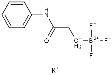 potassium trifluoro(3-oxo-3-(phenylamino)propyl)borate Structural