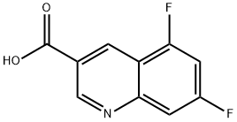 ethyl 5,7-difluoroquinoline-3-carboxylate Structural