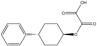 trans-2-Oxo-2-((4-phenylcyclohexyl)oxy)acetic Acid Structural