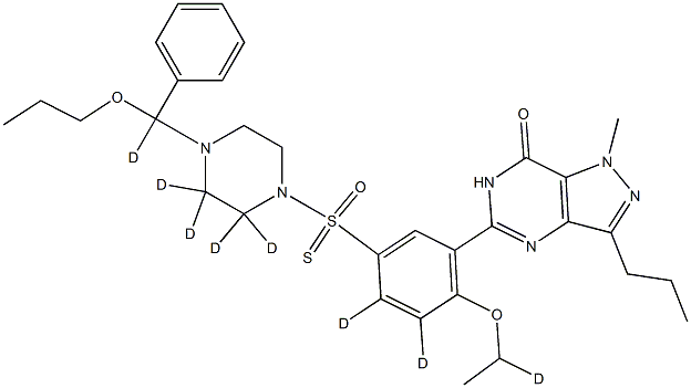 Propoxyphenyl-thiosildenafil-d8 Structural
