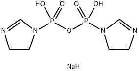 Disodium P1,P2-di(1-imidazolyl)pyrophosphate Structural