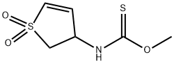 O-methyl (1,1-dioxido-2,3-dihydro-3-thienyl)thiocarbamate Structural