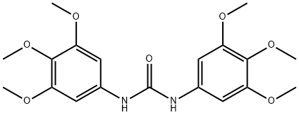 Urea,N,N'-bis(3,4,5-trimethoxyphenyl)- Structural