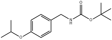 tert-butyl (4-isopropoxybenzyl)carbamate Structural