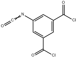 5-isocyanatoisophthaloyl dichloride Structural