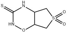 tetrahydro-2H-thieno[3,4-e][1,2,4]oxadiazine-3(4H)-thione 6,6-dioxide Structural