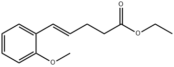 ethyl 5-(2-methoxyphenyl)pent-4-enoate Structural