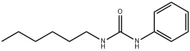 Urea, N-hexyl-N'-phenyl- Structural
