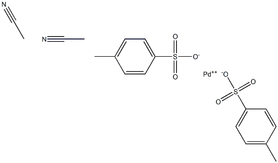 Bis(acetonitrile)palladium(II) p-toluenesulfonate Structural