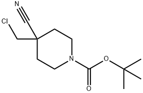 tert-butyl4-(chloromethyl)-4-cyanopiperidine-1-carboxylate