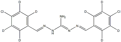 1,2-bis[(E)-(4-chloro-2,3,5,6-tetradeuteriophenyl)methylideneamino]guanidine