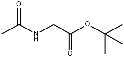 Glycine, N-acetyl-, 1,1-dimethylethyl ester Structural