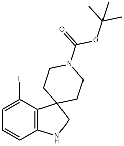 tert-Butyl 4-fluoro-1,2-dihydrospiro[indole-3,4'-piperidine]-1'-carboxylate