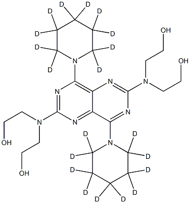 2-[[2-[bis(2-hydroxyethyl)amino]-4,8-bis(2,2,3,3,4,4,5,5,6,6-decadeuteriopiperidin-1-yl)pyrimido[5,4-d]pyrimidin-6-yl]-(2-hydroxyethyl)amino]ethanol