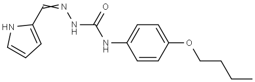 Hydrazinecarboxamide,N-(4-butoxyphenyl)-2-(1H-pyrrol-2-ylmethylene)- Structural