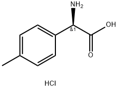 R-4-Methylphenylglycine hydrochloride Structural