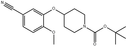 tert-butyl4-(5-cyano-2-methoxyphenoxy)piperidine-1-carboxylate