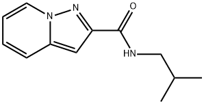 N-isobutylpyrazolo[1,5-a]pyridine-2-carboxamide Structural