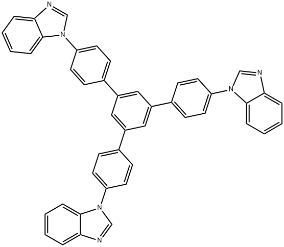 1,1'-(5'-(4-(1H-benzo[d]imidazol-1-yl)phenyl)-[1,1':3',1''-terphenyl]-4,4''-diyl)bis(1H-benzo[d]imidazole) Structural