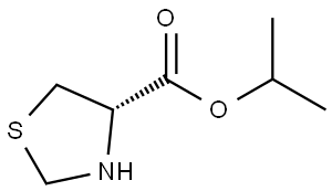 S-4-Thiazolidinecarboxylic acid 1-methylethyl ester Structural