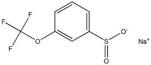 sodium:3-(trifluoromethoxy)benzenesulfinate Structural