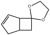spiro[bicyclo[3.2.0]hept[3]ene-6,2'-[1,3]dioxolane] Structural