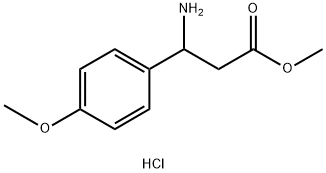 Methyl 3-amino-3-(4-methoxyphenyl)propanoate HCl Structural