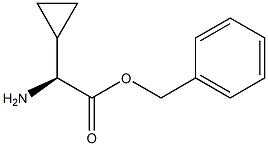 RS-2-Cyclopropylglycine phenylmethyl ester Structural