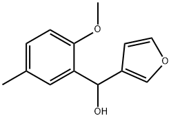 FURAN-3-YL(2-METHOXY-5-METHYLPHENYL)METHANOL Structural