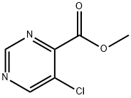Methyl 5-chloropyrimidine-4-carboxylate Structural