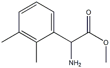 METHYL2-AMINO-2-(2,3-DIMETHYLPHENYL)ACETATE Structural